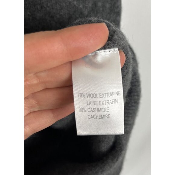 Bellina Italian-Made Wool-Cashmere Sleeveless Mockneck Sweater Women’s Size M - Picture 3 of 7